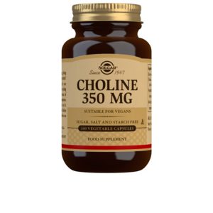 SOLGAR : Choline 350 Mg 100 Vegetable Capsules