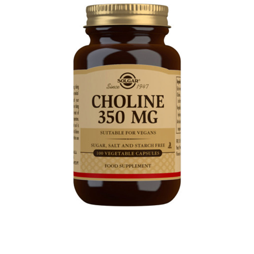 SOLGAR : Choline 350 Mg 100 Vegetable Capsules