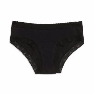 PLATANOMELÓN : KIWITAS DOBLE BLONDA braguitas menstruales negro #S 1 u