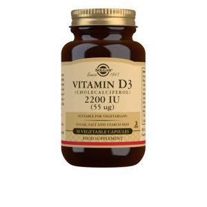 SOLGAR : Vitamin D3 2200 Iu 55 Mcg 50 Vcaps