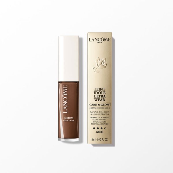 LANCÔME : TEINT IDOLE ULTRA WEAR care & glow serum concealer #540C 13.5ml