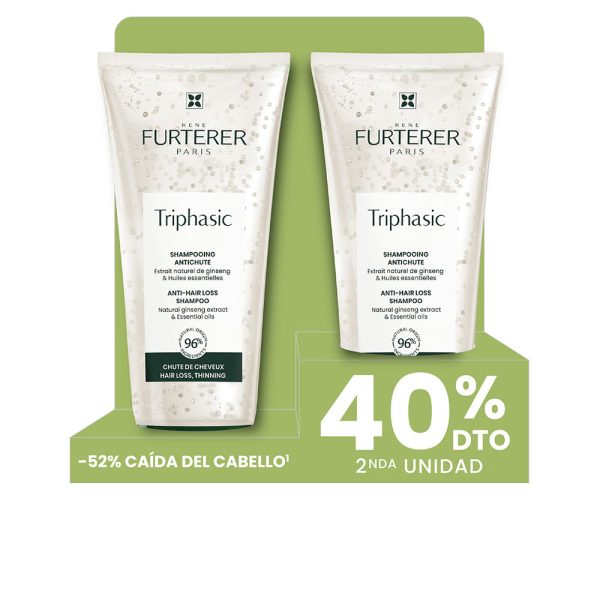 RENE FURTERER : TRIPHASIC ANTI-HAIR LOSS SHAMPOO LOT 2 x 200 ml