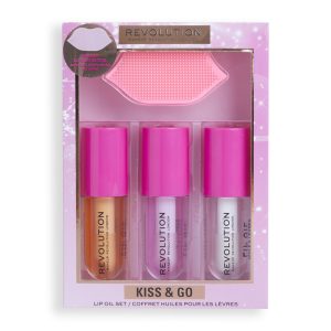 REVOLUTION MAKE UP : KISS & GO LOT 4 pcs