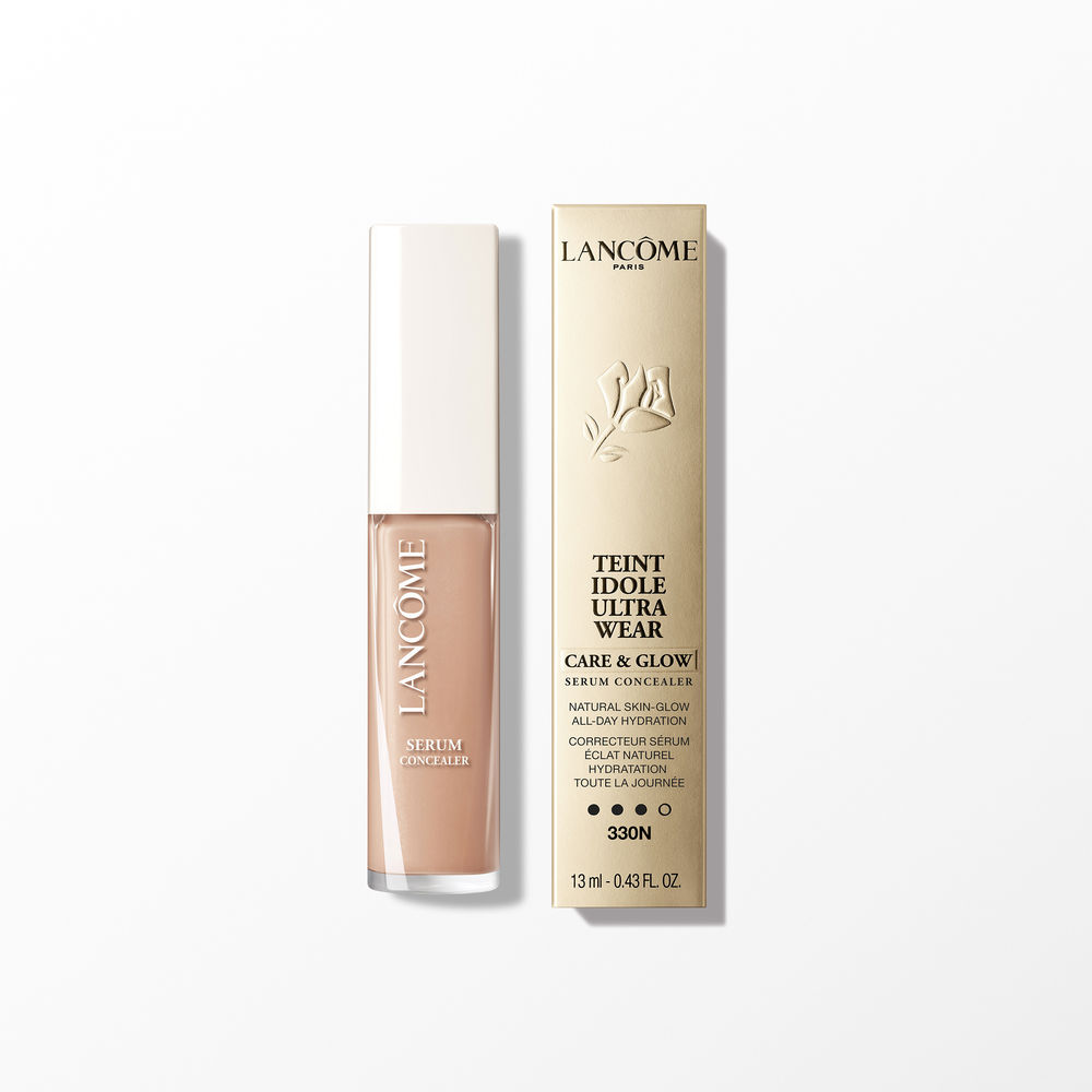 LANCÔME : TEINT IDOLE ULTRA WEAR care & glow serum concealer #330N 13.5ml