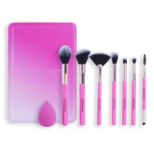 REVOLUTION MAKE UP : THE BRUSH EDIT GIFT LOTE 8 pz