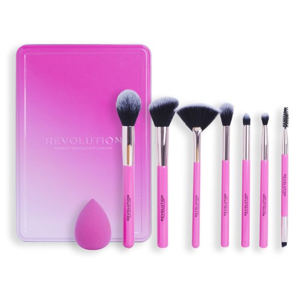 REVOLUTION MAKE UP : THE BRUSH EDIT GIFT LOTE 8 pz