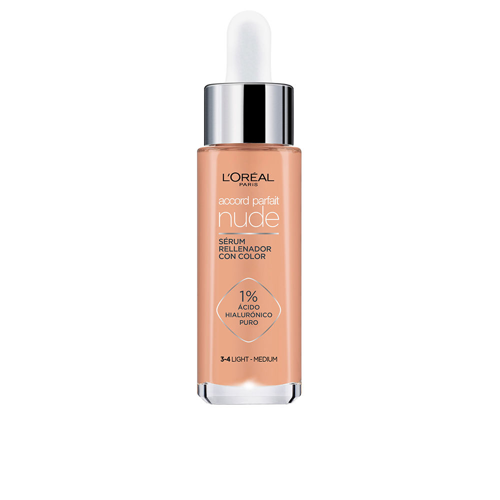 L'ORÉAL PARIS : ACCORD PARFAIT NUDE serum with color #3-4 30 ml
