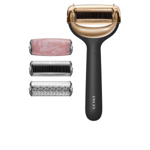GESKE : SMART APP GUIDED facial and body roller with microneedles 9 in 1 #black 4 u
