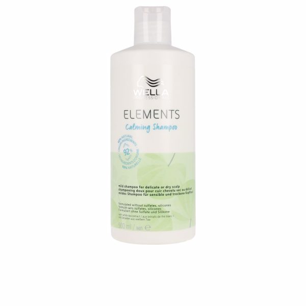 WELLA PROFESSIONALS : ELEMENTS Natural Soothing Shampoo for Dry or Delicate Scalp 500 ml