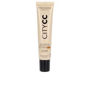 MÁDARA ORGANIC SKINCARE : CITYCC hyaluronic anti-pollution CC cream SPF15 #light