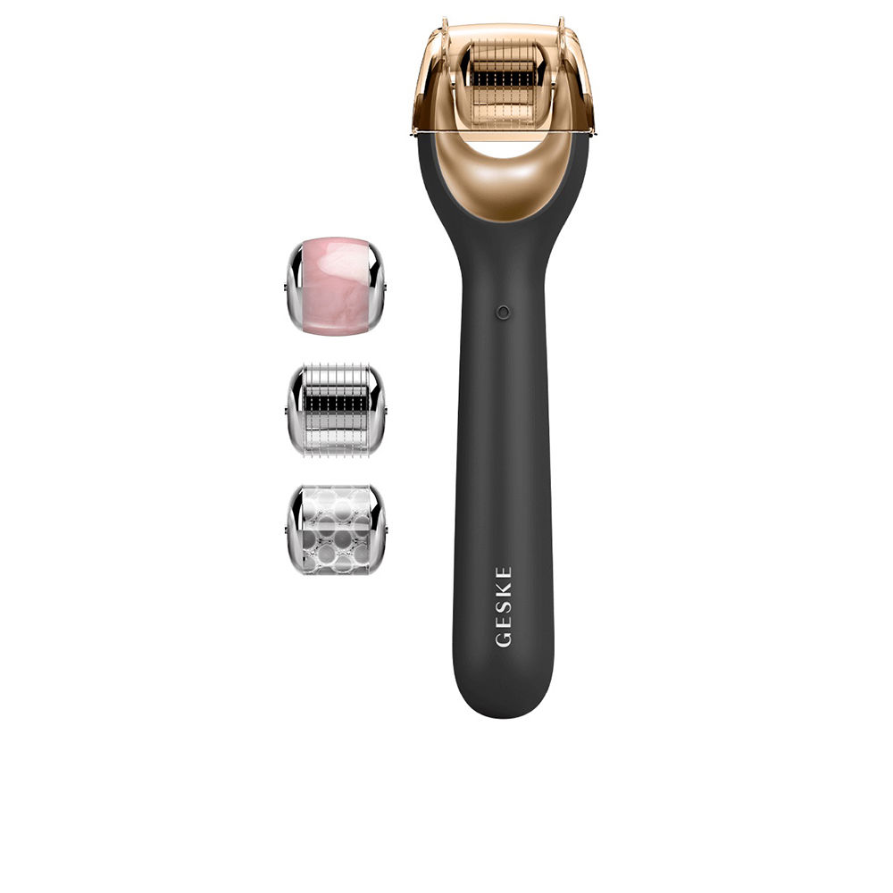 GESKE : SMART APP GUIDED 9 in 1 microneedle facial roller #black 4 u