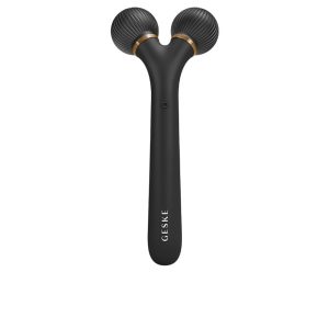 GESKE : SMART APP GUIDED 4 in 1 sonic facial roller #black 1 u
