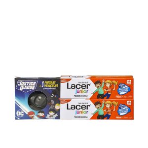 LACER : JUNIOR dental gel strawberry duo + gift 2 x 75 ml 2 u
