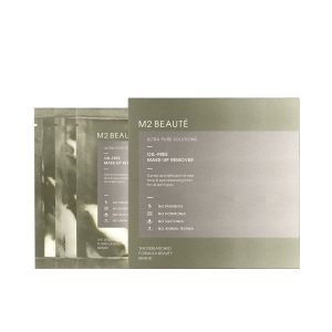 M2 BEAUTÉ : OIL FREE eye make up remover sachets 7 x 2 ml