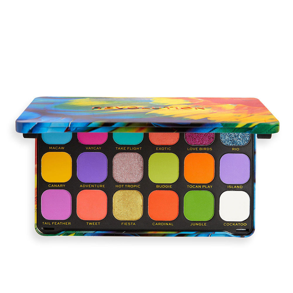 REVOLUTION MAKE UP : FOREVER FLAWLESS eyeshadow palette #birds of paradise