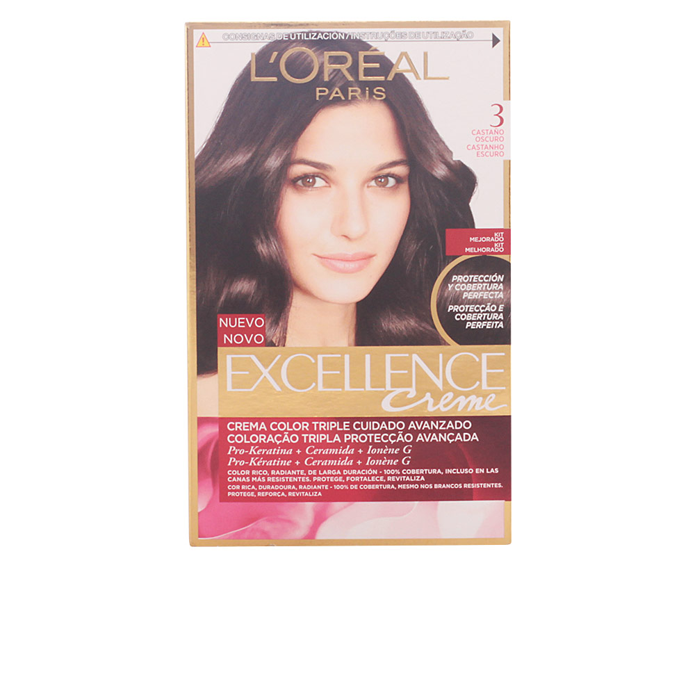 L'ORÉAL PARIS : EXCELLENCE Creme dye #3-dark brown 192 ml