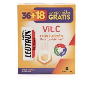 LEOTRON : VITAMIN C triple action effervescent tablets 36 + 18 as a gift #Orange 54 u