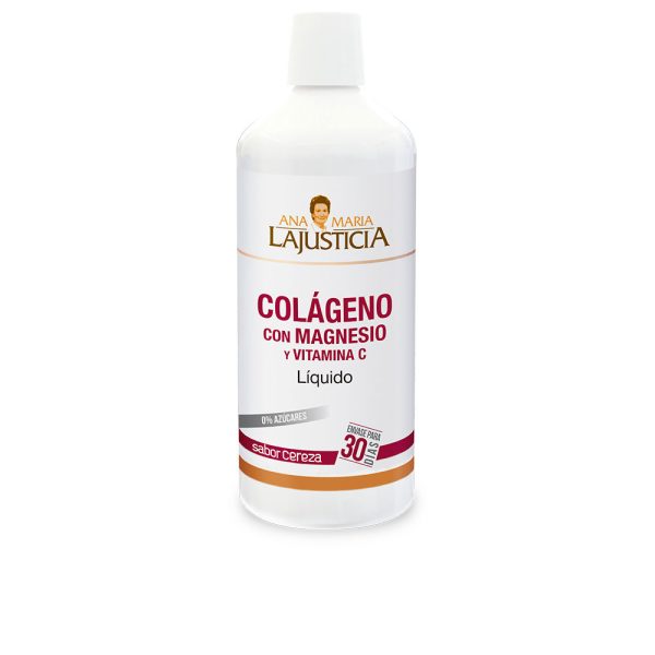 ANA MARÍA LAJUSTICIA : COLLAGEN WITH MAGNESIUM + VITAMIN C #cherry 1000 ml