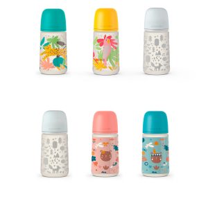 SUAVINEX : PRINTS bottle physiological teat M 270 ml