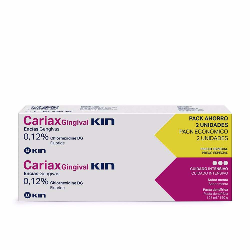 KIN : CARIAX GINGIVAL toothpaste pack 2 x 125 ml