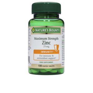 NATURE'S BOUNTY : ZINC 25 mg coated tablets 100 units