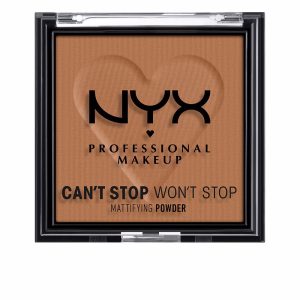 NYX PROFESSIONAL MAKE UP : CAN'T STOP WON'T STOP mattifying powder #mocha