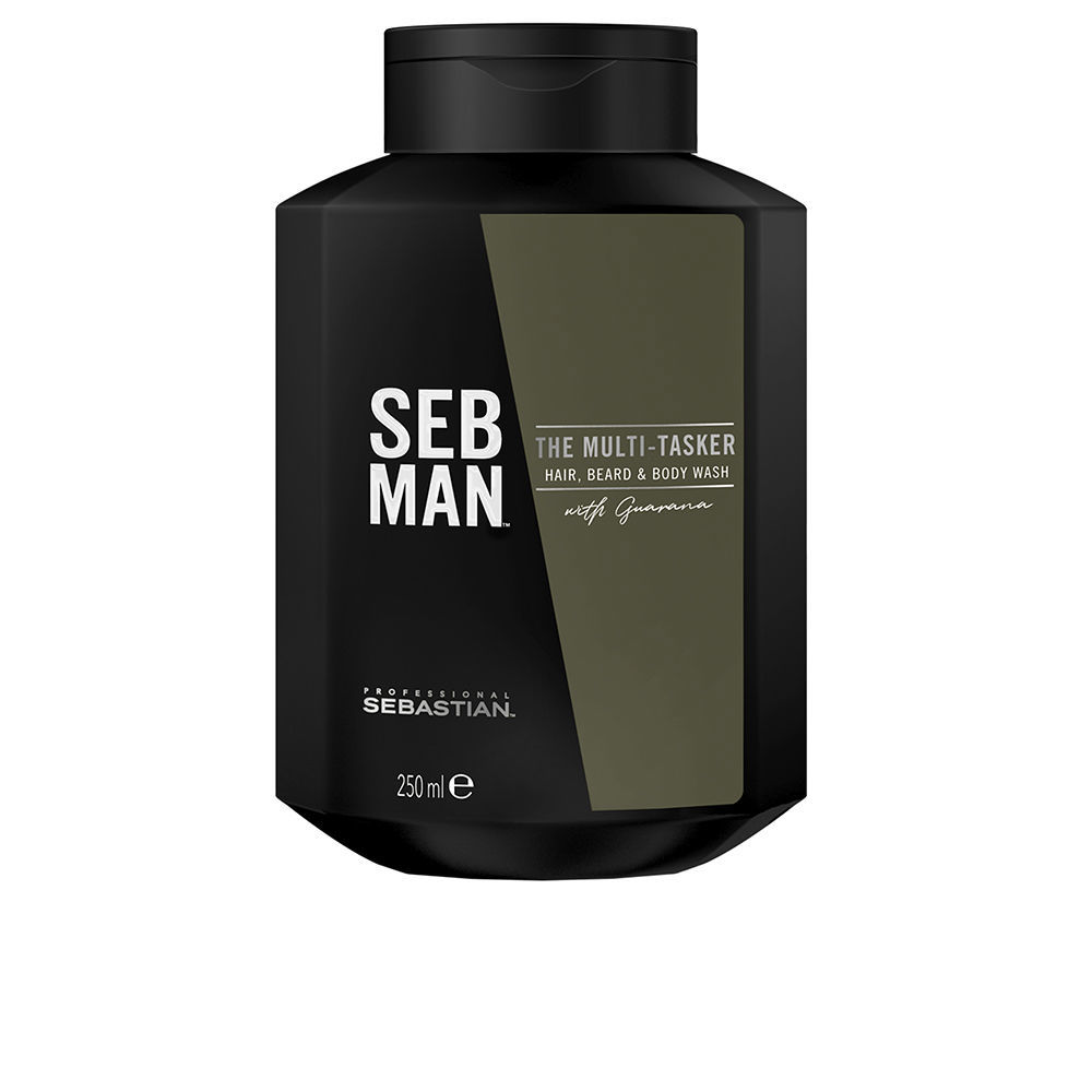 SEBMAN : THE MULTITASKER 3 in 1 Skin, Hair and Beard Shampoo 250 ml
