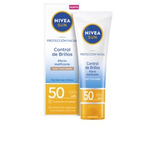 NIVEA : SUN CONTROL SHINE medium mattifying facial SPF50 40 ml