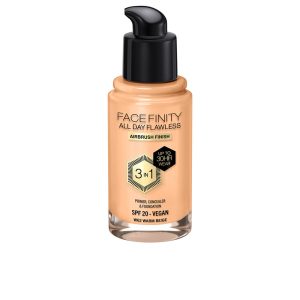 MAX FACTOR : FACEFINITY ALL DAY FLAWLESS 3 IN 1 foundation #W62-warm beige 30 ml