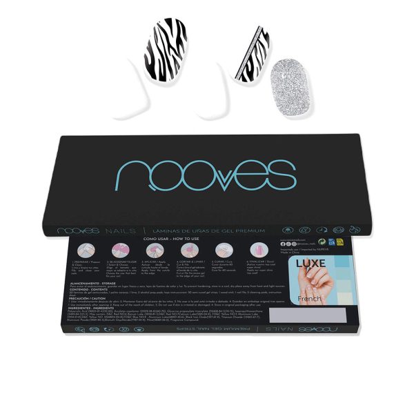 NOOVES : Premium glam #funky baby GEL NAIL SHEETS 20 units