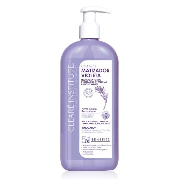 CLEARÉ INSTITUTE : VIOLET MATIZER shampoo 400 ml