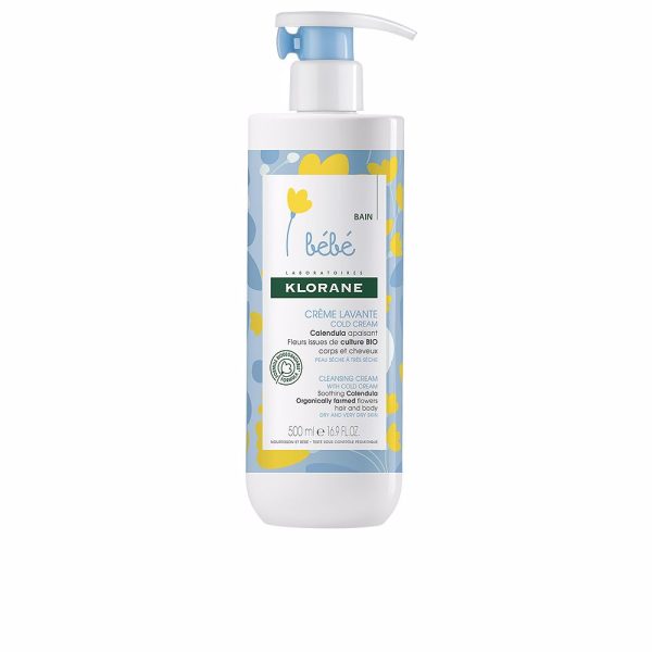 KLORANE : BÉBÉ face and body cleansing cream 500 ml