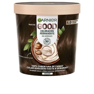 GARNIER : GOOD coloración permanente #4.0 castaño cacao 217 ml