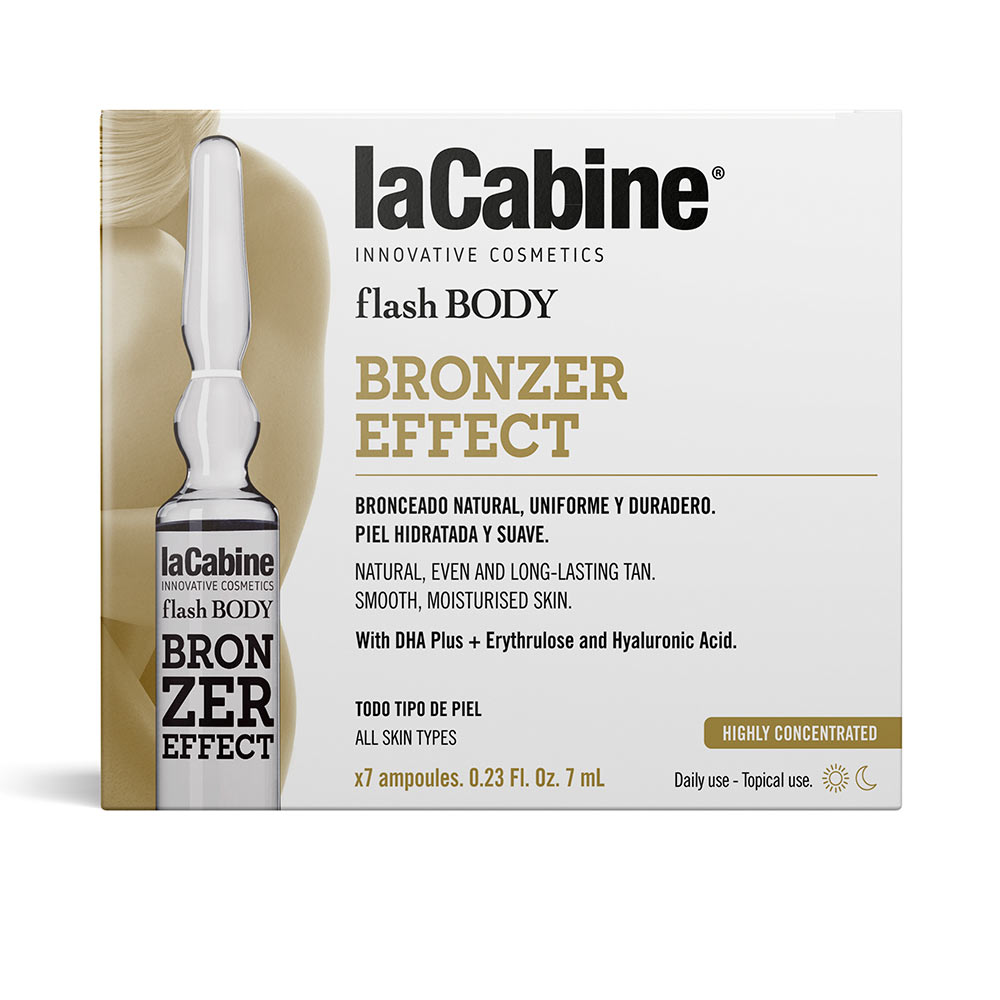 LA CABINE : BODY AMPOULES bronzer effect 7 x 7 ml