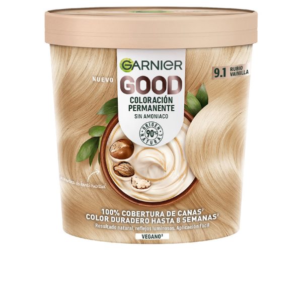 GARNIER : GOOD coloración permanente #9.1 rubio vainilla 217 ml