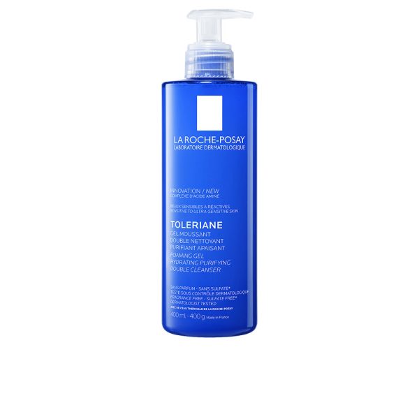 LA ROCHE POSAY : TOLERIANE double cleansing foaming gel 400 ml