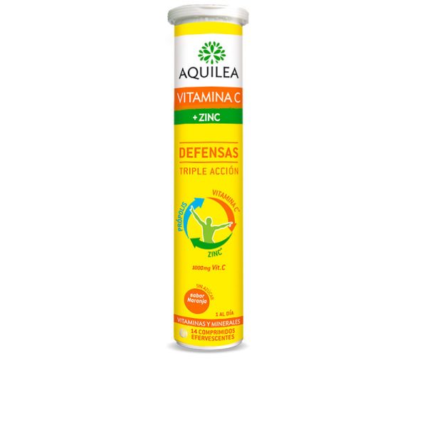 AQUILEA : Vitamin C and Zinc 14 Effervescent Tablets