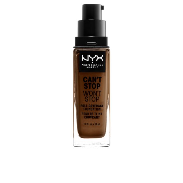 NYX PROFESSIONAL MAKE UP : CAN'T STOP WON'T STOP full coverage foundation #walnut