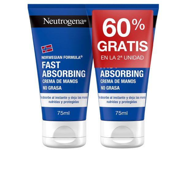 NEUTROGENA : CREMA DE MANOS RÁPIDA ABSORCIÓN set 2 x 75 ml