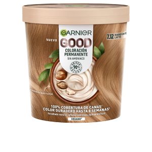 GARNIER : GOOD coloración permanente #7.12 rubio café latte 217 ml