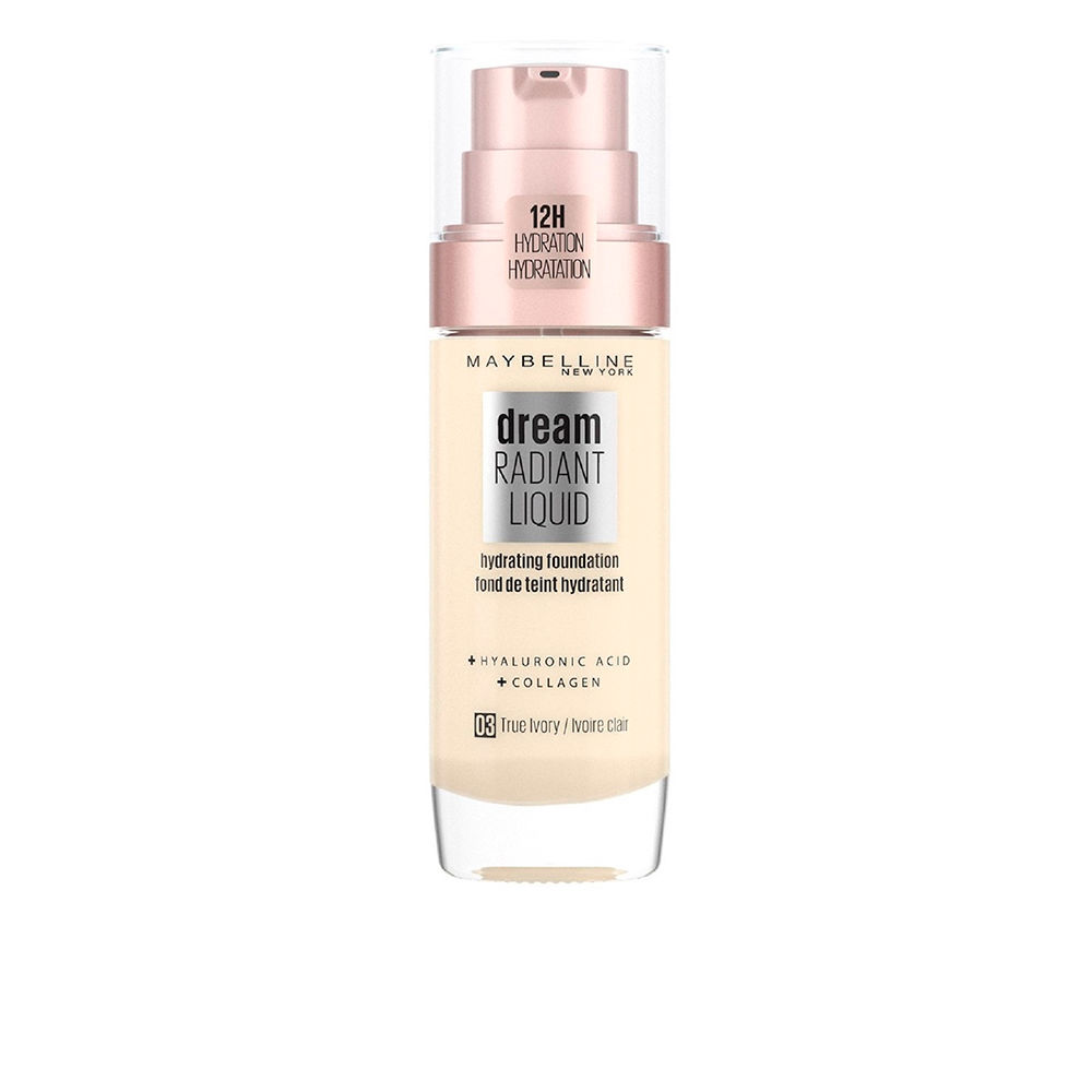 MAYBELLINE : DREAM SATIN LIQUID FOUNDATION+SERUM #3-true ivory