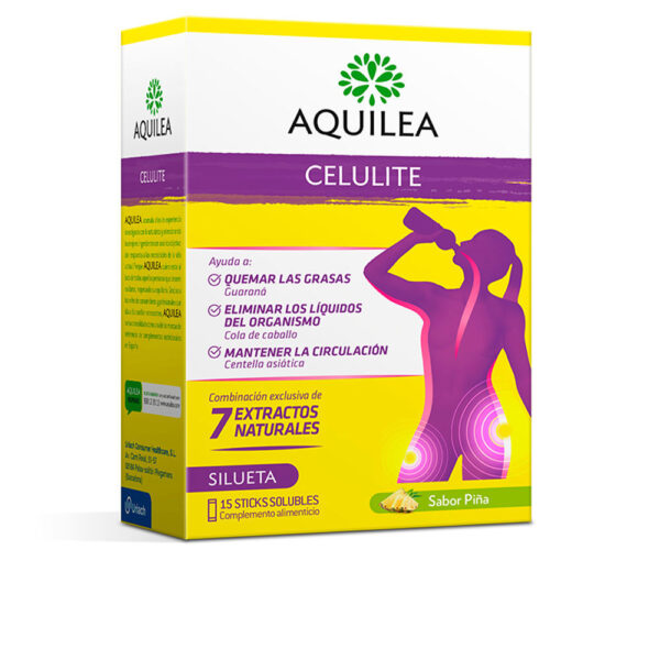 AQUILEA : Celulina Treatment for Cellulite 15 Drinkable Sticks of 10 ml
