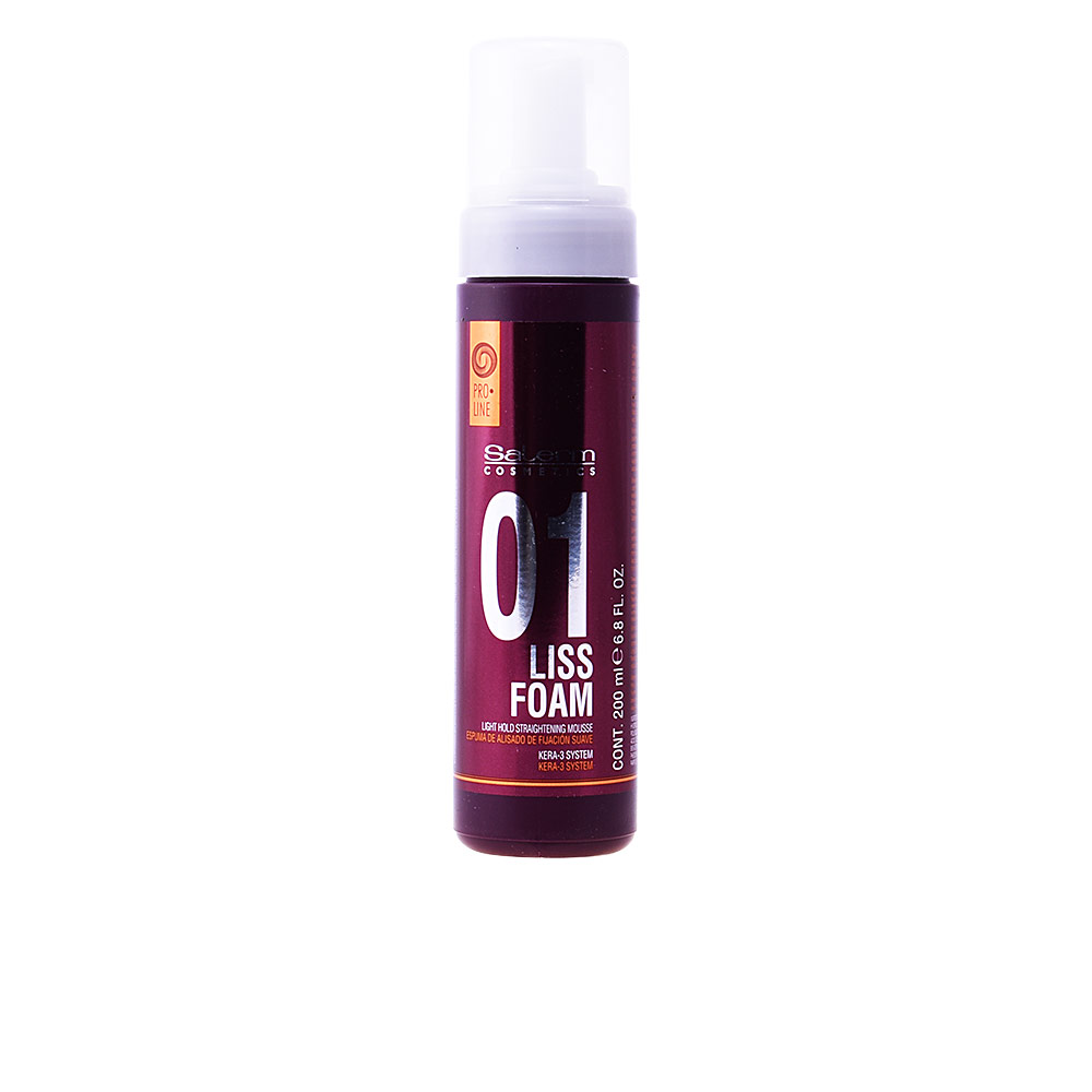 SALERM : LISS FOAM light hold straightening mousse 200 ml