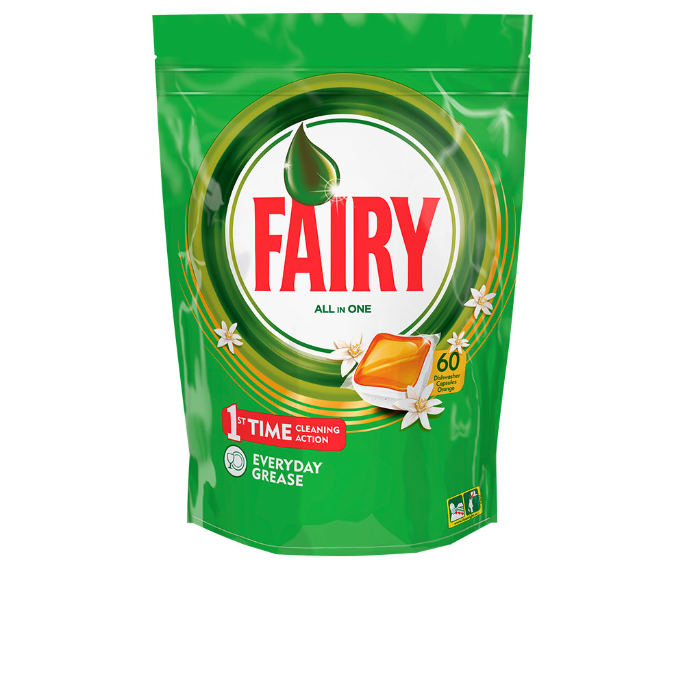 FAIRY : FAIRY TODO EN 1 NARANJA lavavajillas 60 cápsulas