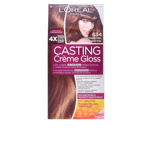 L'ORÉAL PARIS : CASTING CREME GLOSS #634-castaño miel 180 ml