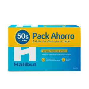 HALIBUT : POMADA protectora infantil 2 x 45 gr