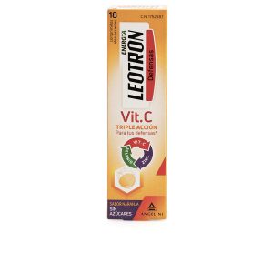 LEOTRON : VITAMIN C triple action effervescent tablets #Orange 18 u