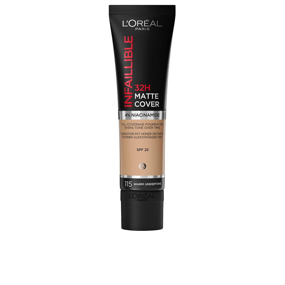 L'ORÉAL PARIS : INFAILLIBLE 32H matte cover foundation #115-Warm Undertone 30 ml