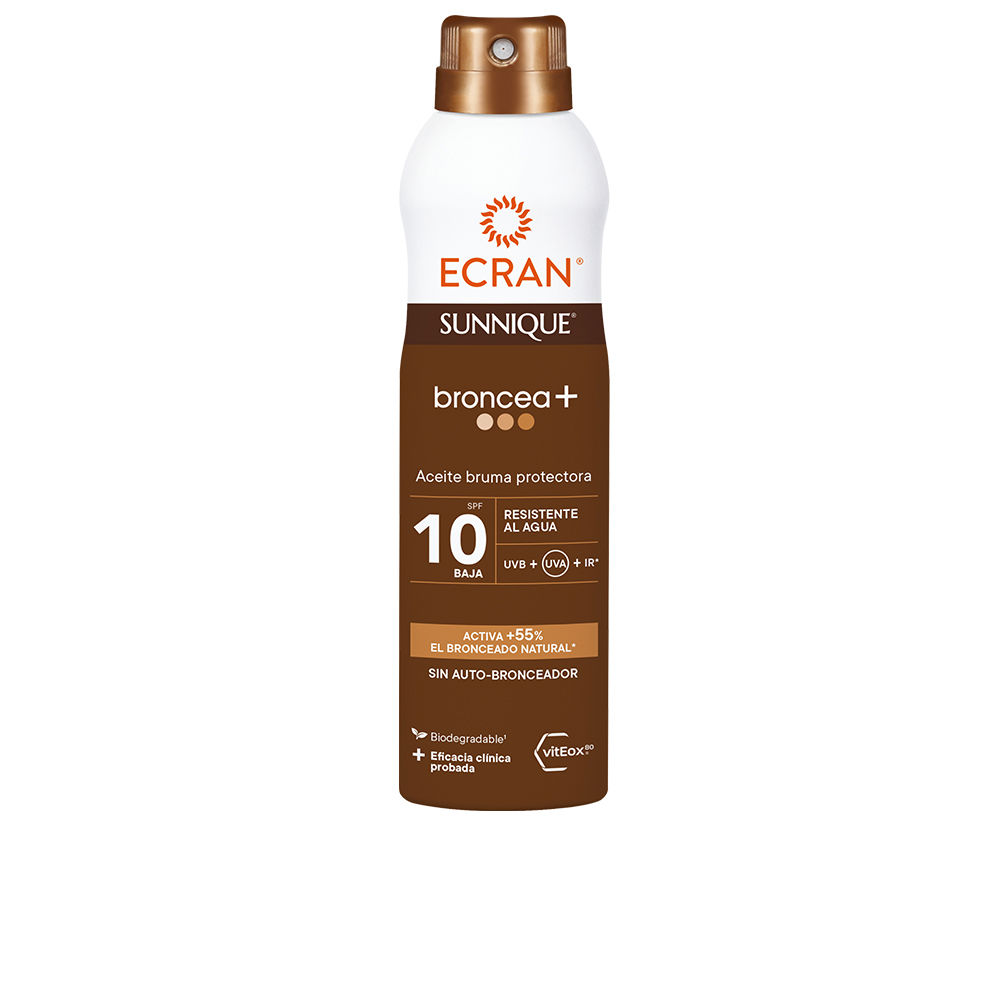 ECRAN : ECRAN SUNNIQUE BRONCEA+ mist oil SPF10 250 ml