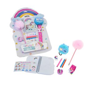 INCA : UNICORN STATIONERY LOT 8 pz